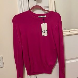 Zara pink sweater
